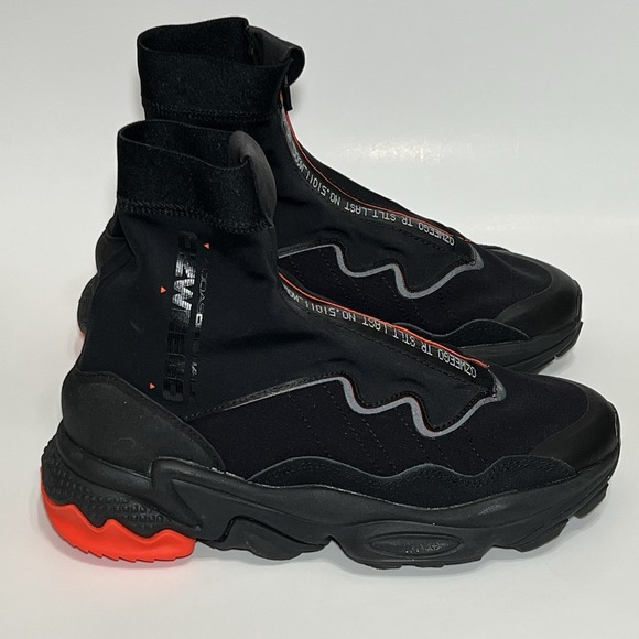 adidas Other - Adidas Originals Ozweego TR STLT Core Black Sneaker Boots FV9669 Men Size 5 New